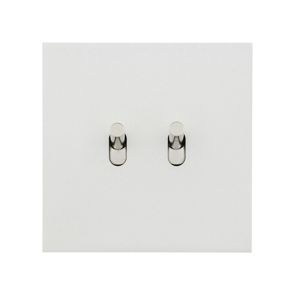 Interrupteur ART EPURE Double Bouton Poussoir (BP), 1 Poste