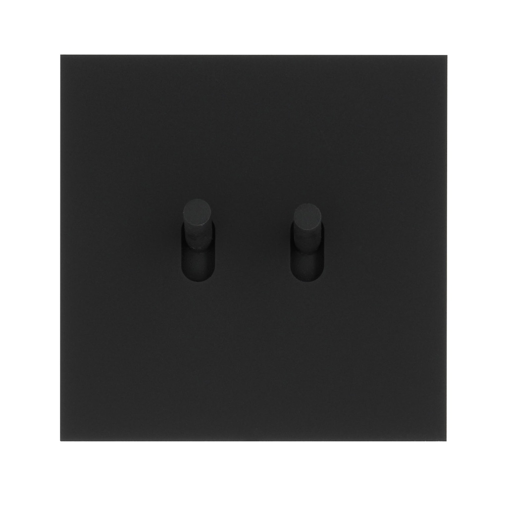 Interrupteur ART EPURE Double Bouton Poussoir (BP), 1 Poste