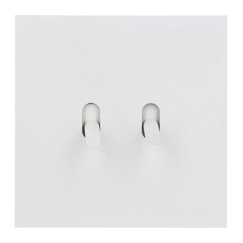 Interrupteur ART EPURE Double Bouton Poussoir (BP), 1 Poste