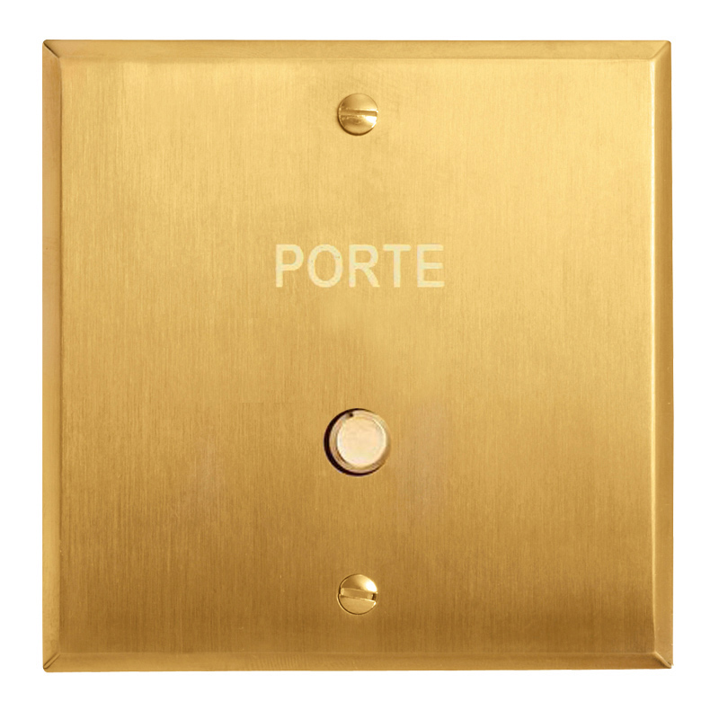 Art Mémoire - Guichet lumineux poussoir "Porte"