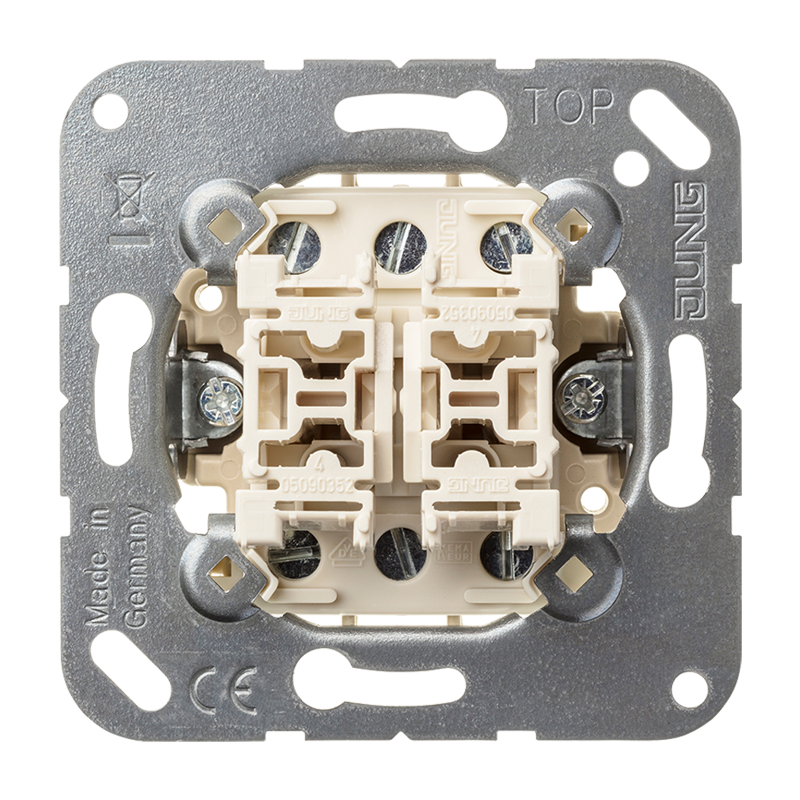 Allumage - Bouton poussoir double 2 inverseurs