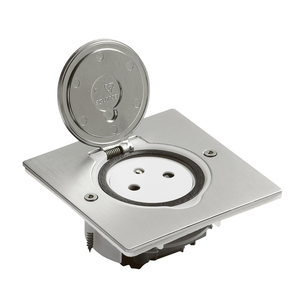 [L089760] Prise de sol carrée 2P+T Surface 16 A 250 V PLATINUM