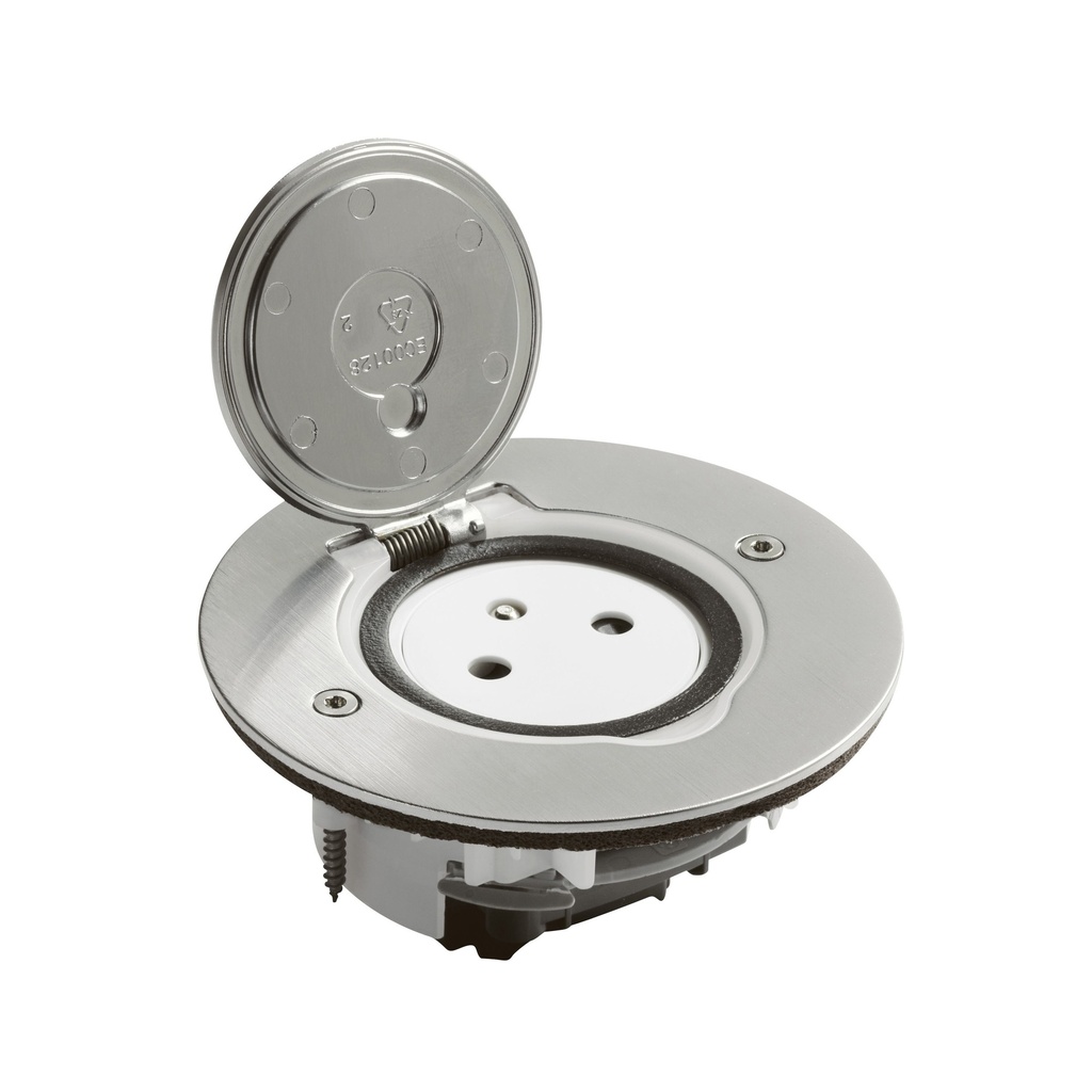 [L089770] Prise de sol ronde simple 2P+T Surface 16 A 250 V PLATINUM