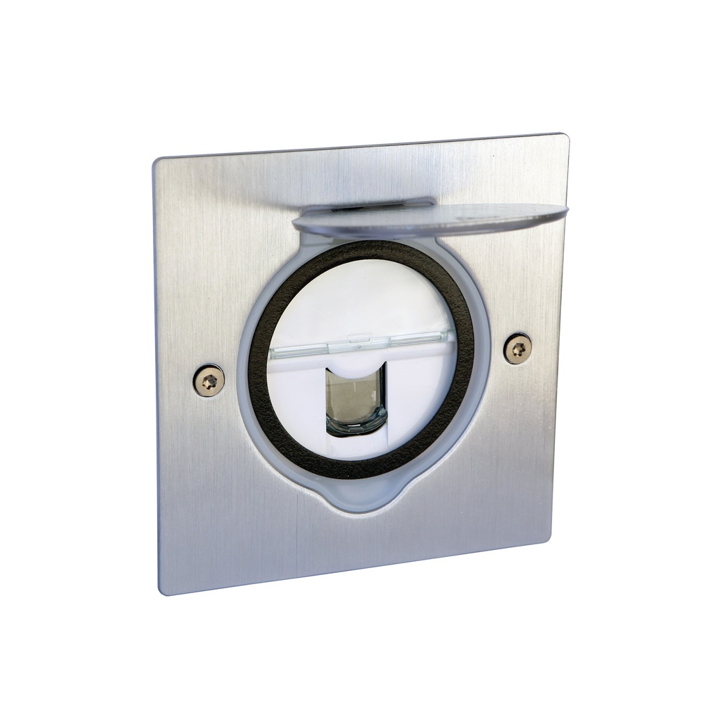 Prise de sol carrée RJ45 catégorie 6 FTP PLATINUM