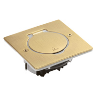 Platine de sol à équiper carrée PLATINUM