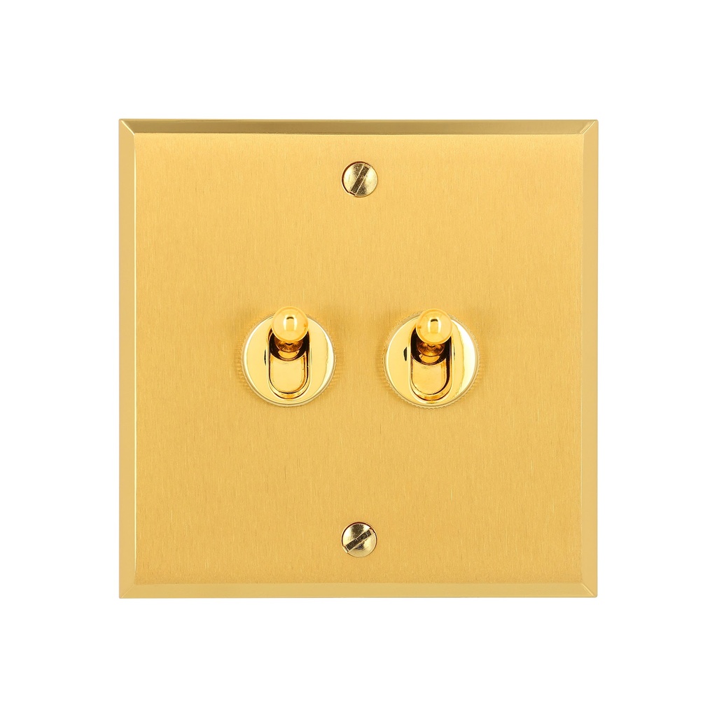 Interrupteur ART MÉMOIRE Double Bouton Poussoir (BP), 1 Poste