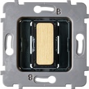 Mécanisme Connexion Auto, 1 Va-et-Vient (VV) ou Bouton Poussoir (BP), pour façade Simple COLLECTION M