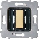 Mécanisme Connexion Auto, 1 Va-et-Vient (VV) ou Bouton Poussoir (BP), pour façade Simple COLLECTION M