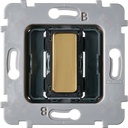 Mécanisme Connexion Auto, 1 Va-et-Vient (VV) ou Bouton Poussoir (BP), pour façade Simple COLLECTION M
