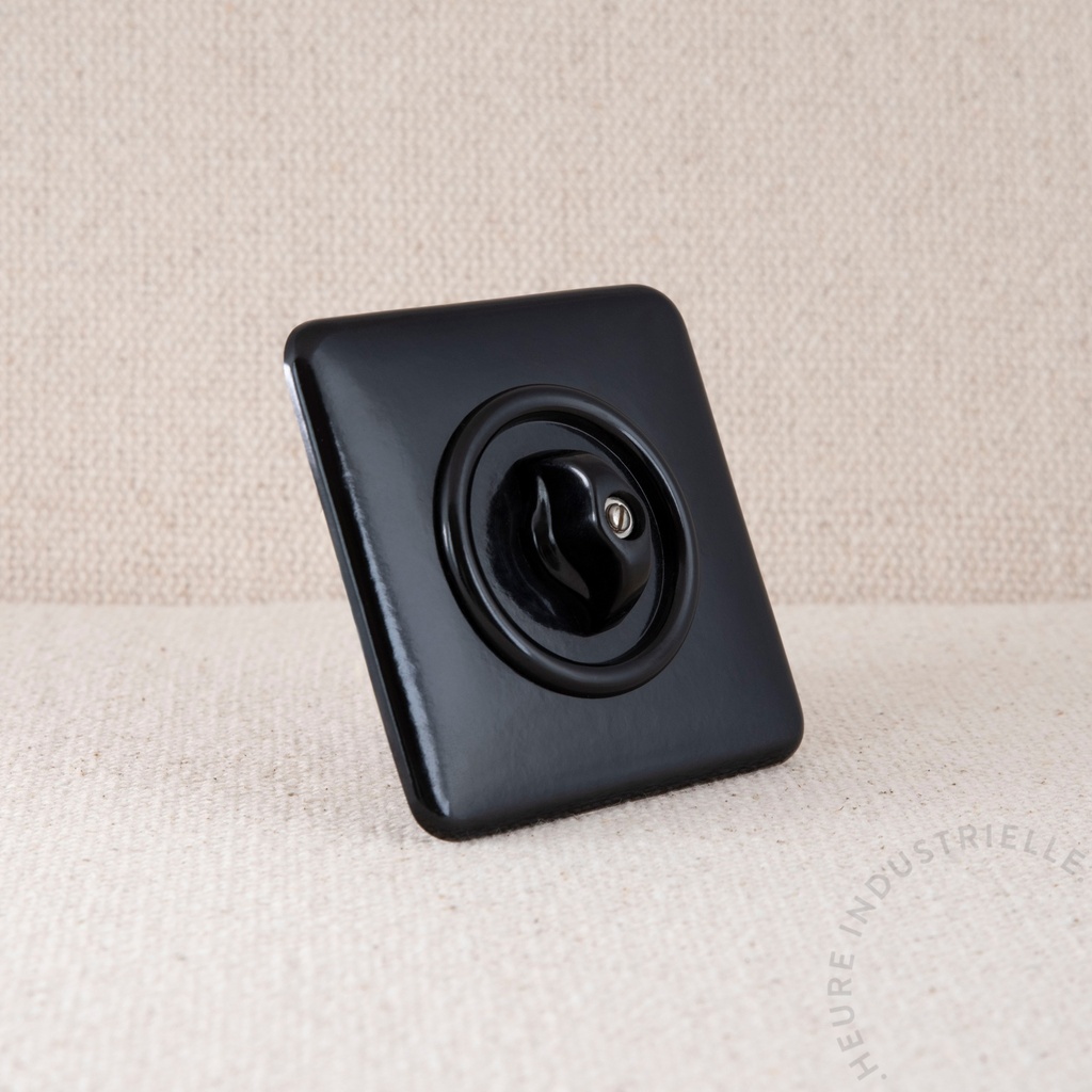 Appareillage complet BAKELITE - 1 Va-et-Vient Rotatif