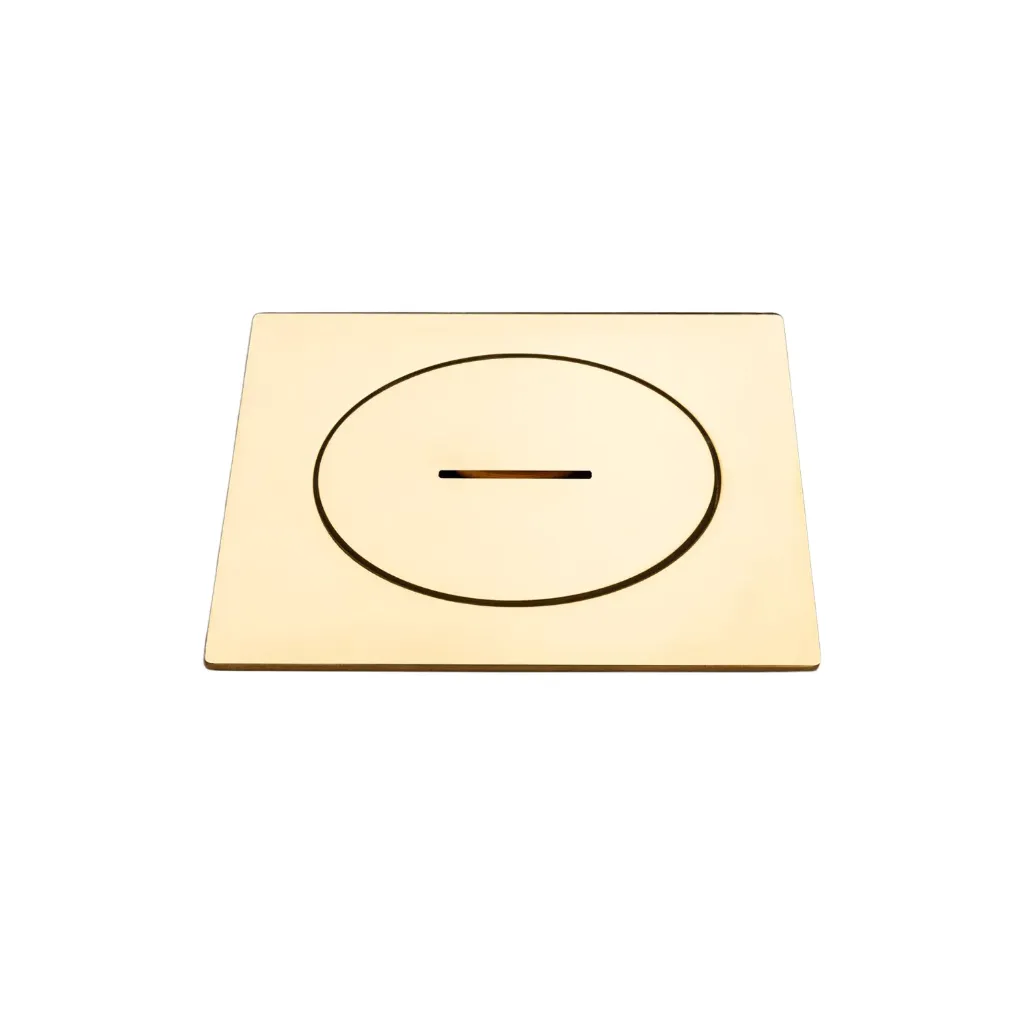 [AR7361323] Prise de Sol ARPI IP66 - 2P+T FR/BE (Carré, Laiton Poli)