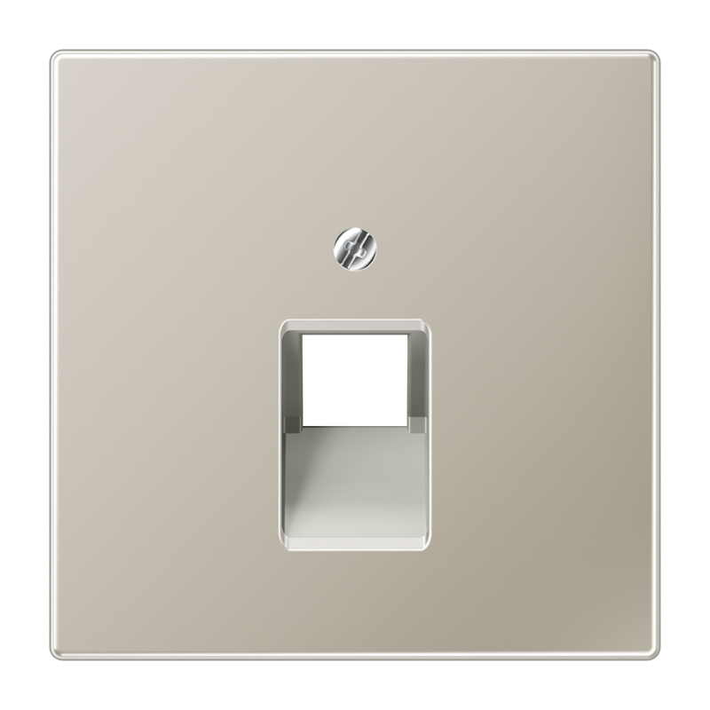 [ES2969-1UA] Enjoliveur LS990 pour Simple Prise IAE/UAE (Inox)