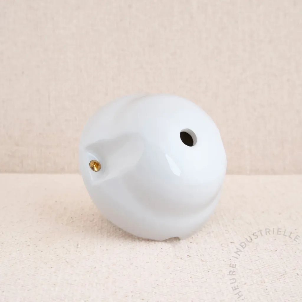 Rosace Como porcelaine blanche