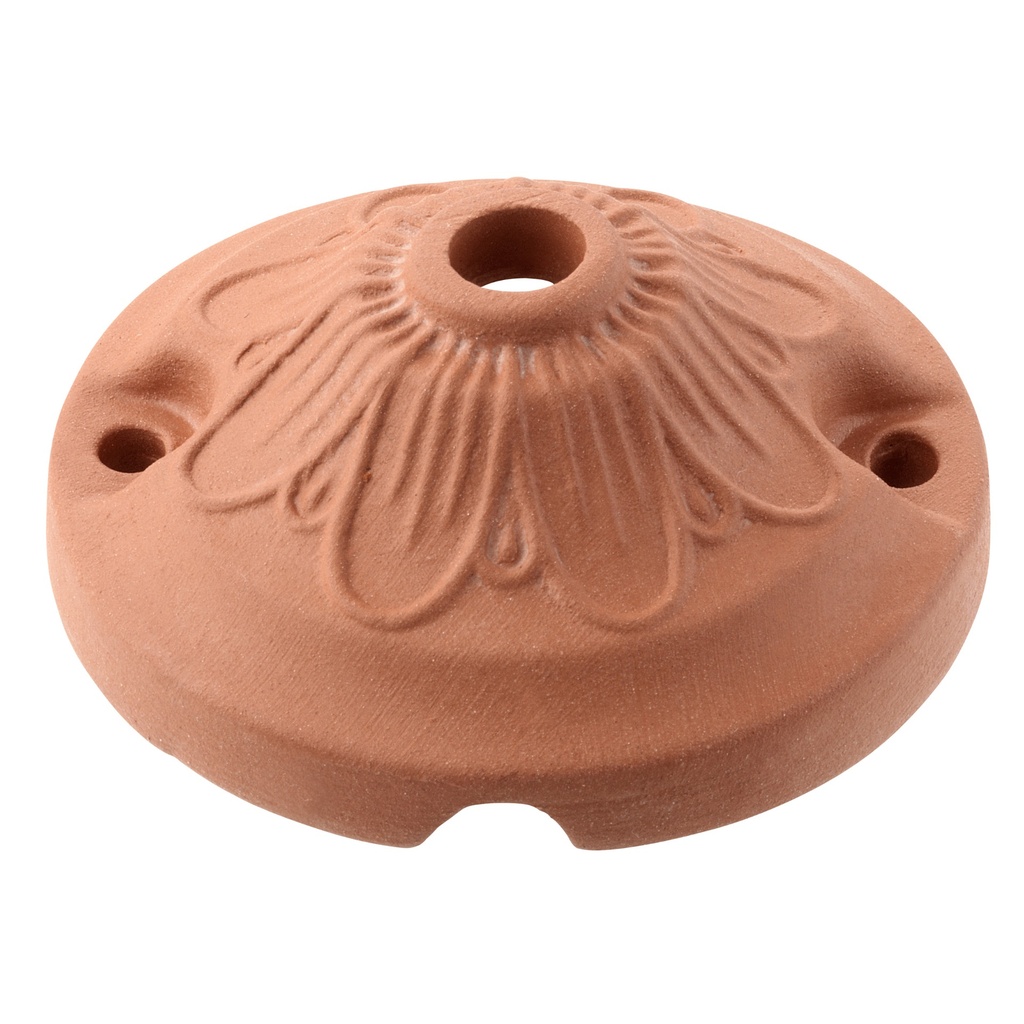 [P7117] Rosace Palermo terre cuite (Ø90mm, H42mm)