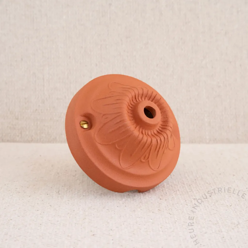 [P7117] Rosace Palermo terre cuite (Ø90mm, H42mm)
