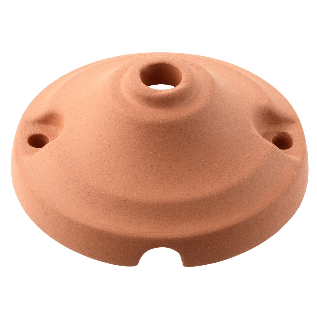 [P7116] Rosace Siena terre cuite (Ø90mm, H42mm)
