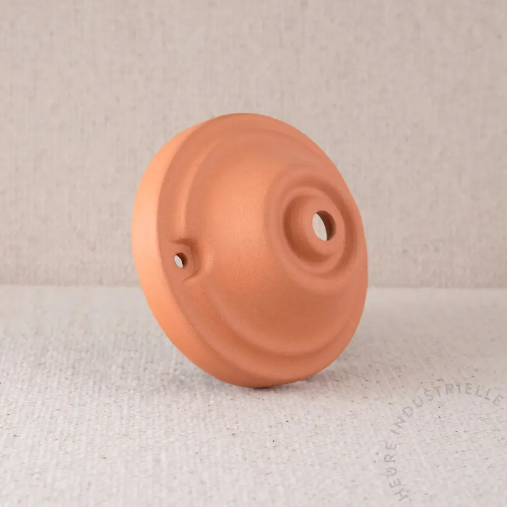 [P7116] Rosace Siena terre cuite (Ø90mm, H42mm)