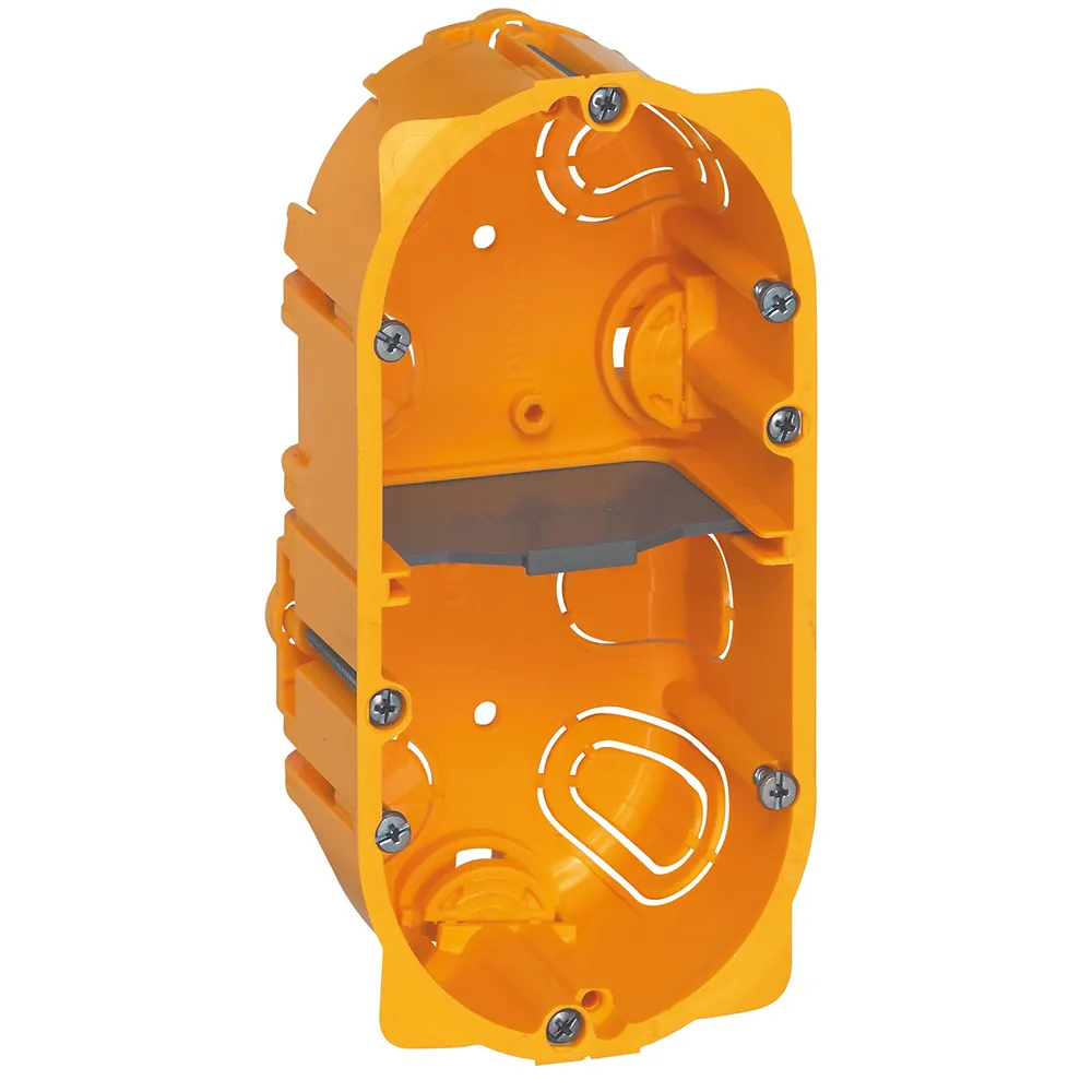 [L080052] Boîte 2 postes ou 4 à 5 modules Batibox pour cloisons sèches - profondeur 50mm