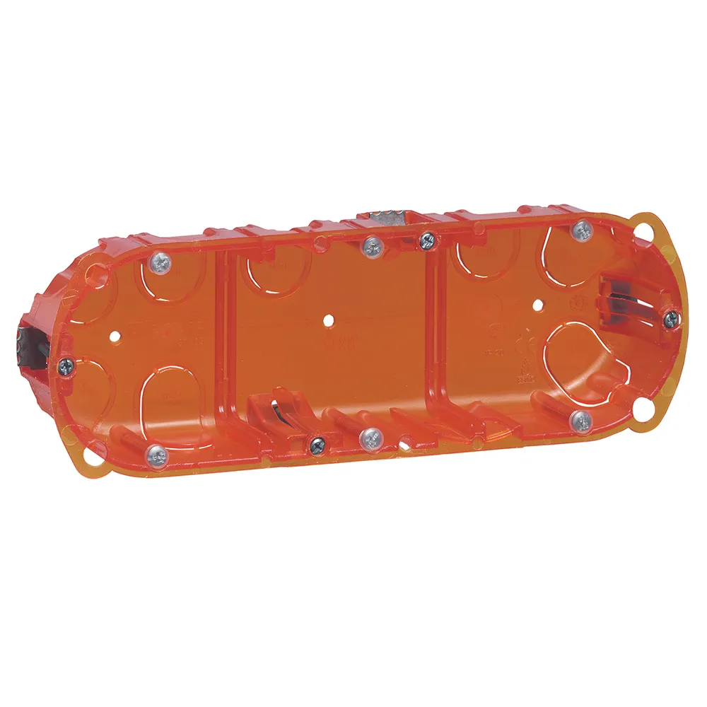 [L080103] Boîte multimatériaux Batibox 3 postes 6 à 8 modules vertical/horizontal - 40mm