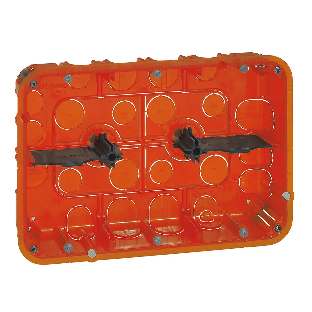 [L080126] Boîte multimatériaux Batibox 2x3 postes ou 2x6 à 8 modules - profondeur 50mm