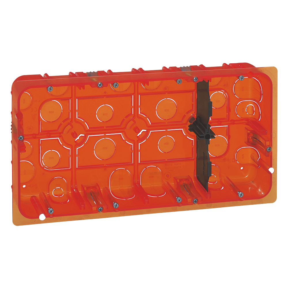 [L080128] Boîte multimatériaux Batibox grand format 2x10 modules Mosaic - profondeur 50mm