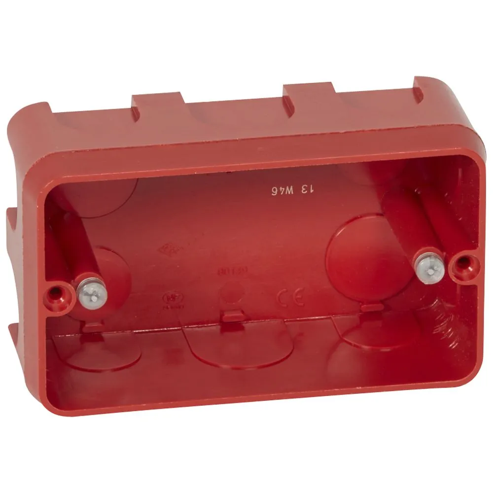 [L080149] Boîte multiposte Batibox maçonnerie pour 3 modules Mosaic - profondeur 40mm