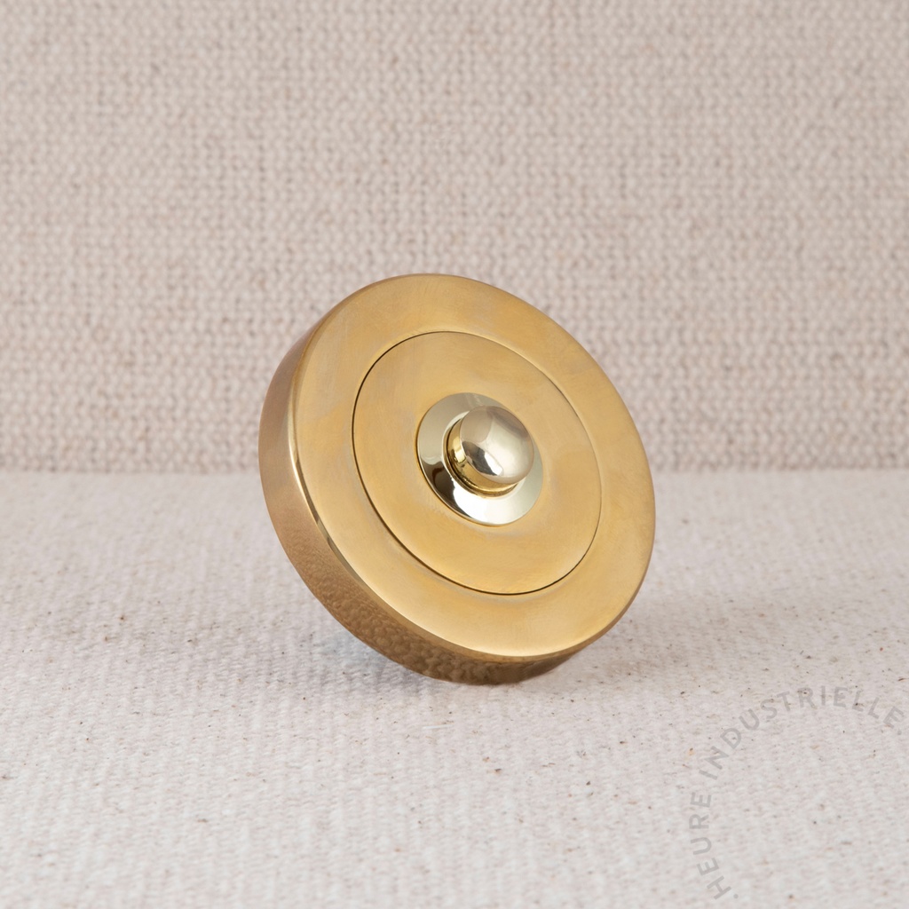 Bouton de sonnette vis cachées D. 60mm