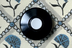 Bouton de sonnette Bakélite noir bouton noir