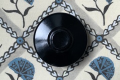 Bouton de sonnette Bakélite noir bouton blanc