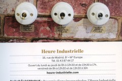 Heure Industrielle citée sur les pages du livre Paris Déco 110 adresses stylées pour la maison en 2016 par Béatrice MINARD