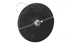 Zangra interrupteur en marbre noir
